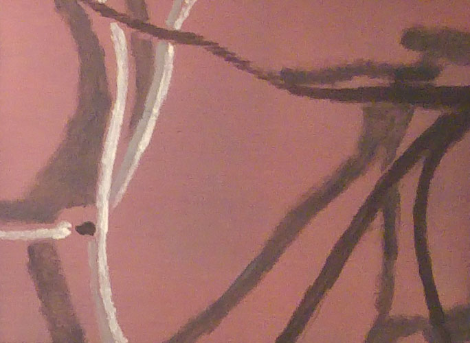 "Untitled (Nora's #12)" 2014, olio su tela, 33 x 41 cm