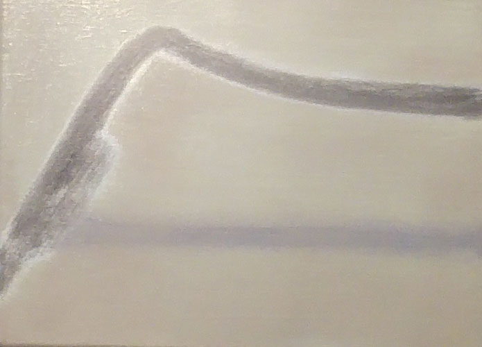 "Untitled (Nora's #8)" 2014, olio su tela, 33 x 41 cm
