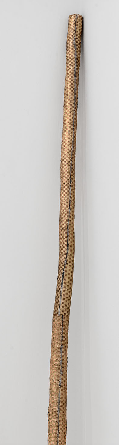 "Le rebel" 2018, legno e rame, h. 300 cm circa