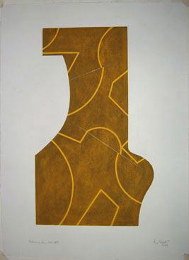 "Drawing for a wall #1" 2003, pastello su carta, 59 x 43 cm