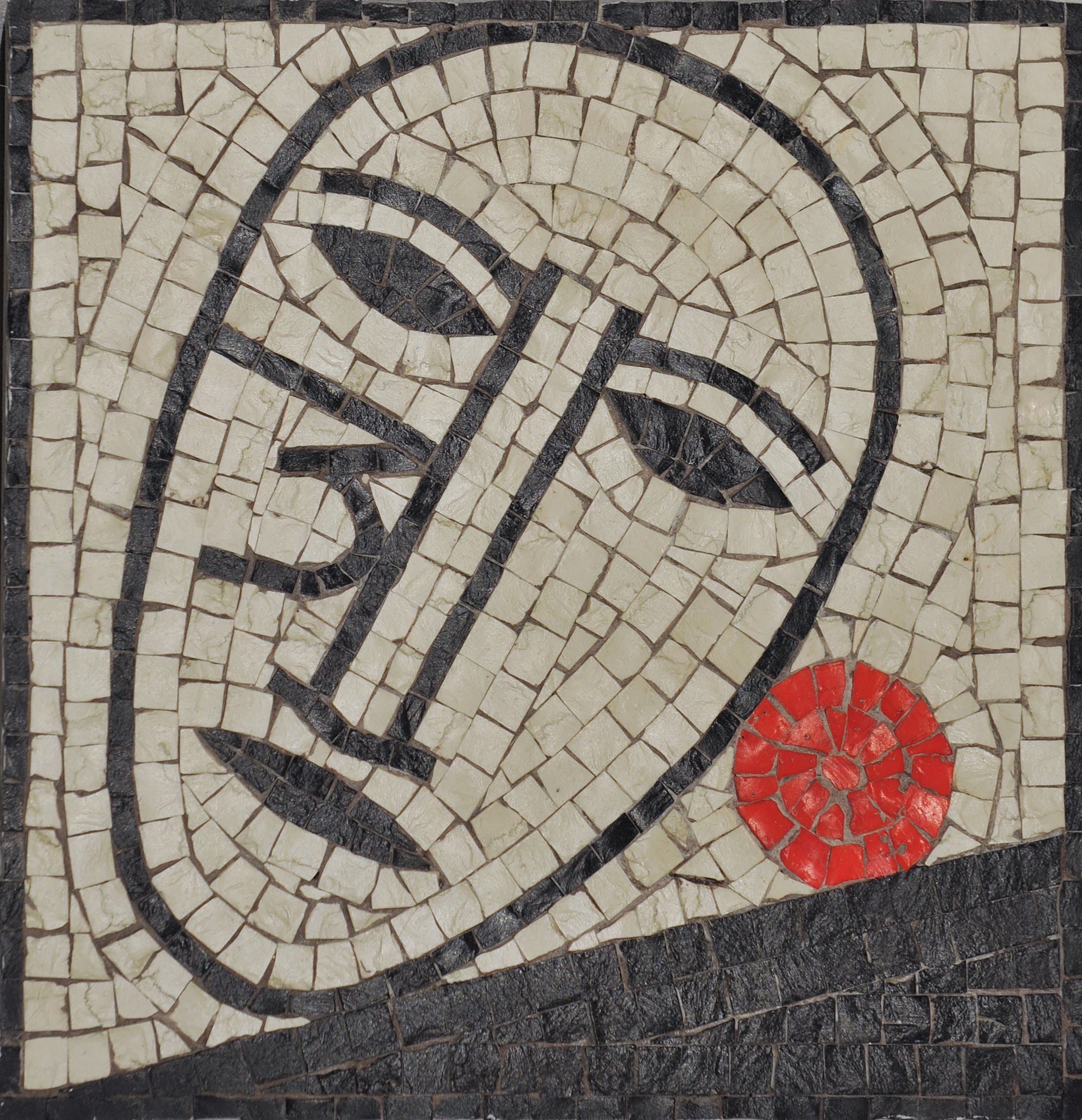 "Senza titolo" 2005, mosaico, 25 x 25 cm, ed. 100