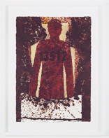 "Senza titolo" 2010, tecnica mista su cartone, 70 x 100 cm