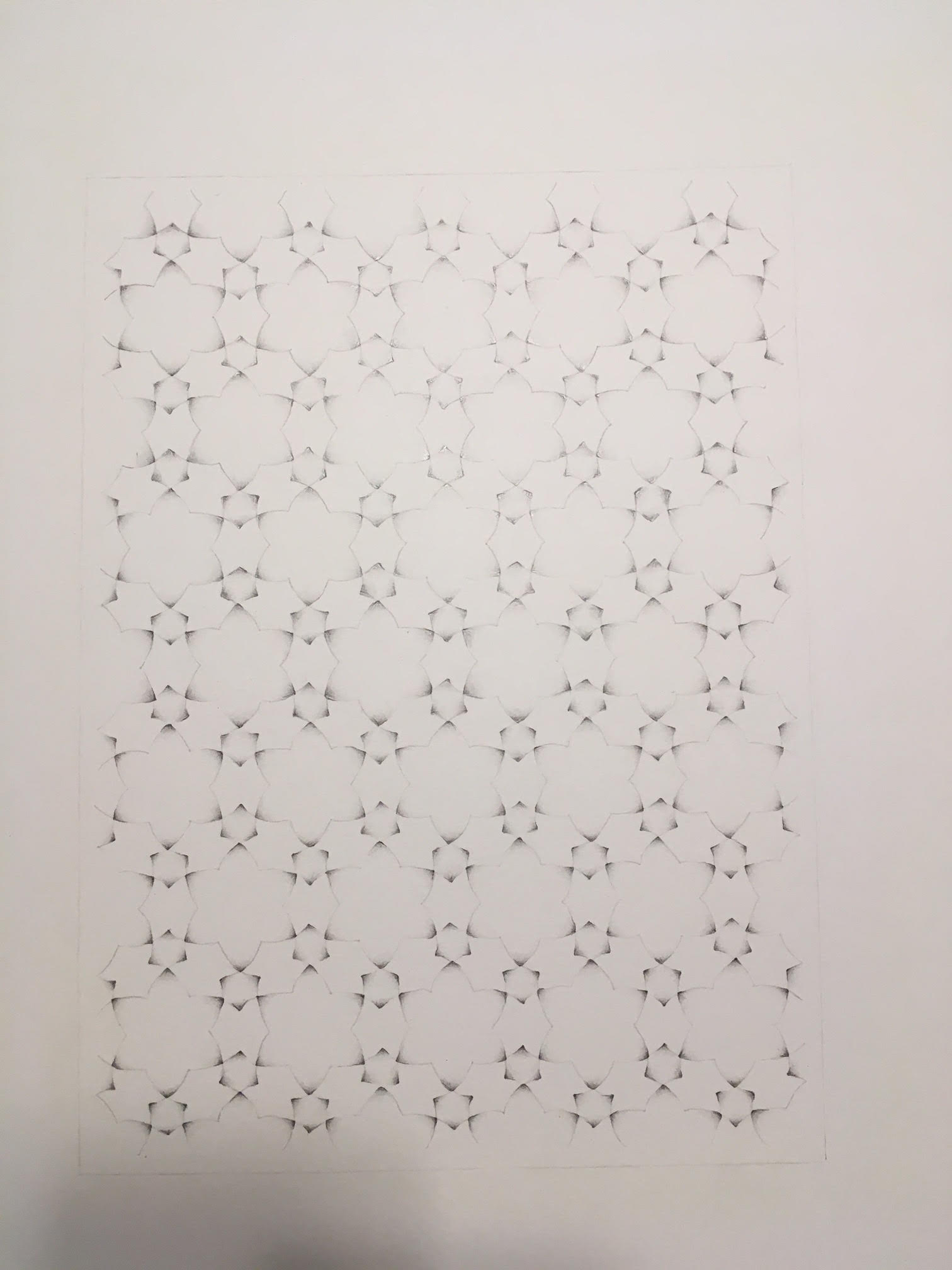 "Unite as infinite" 2017, matita su carta, 35.5 x 28 cm